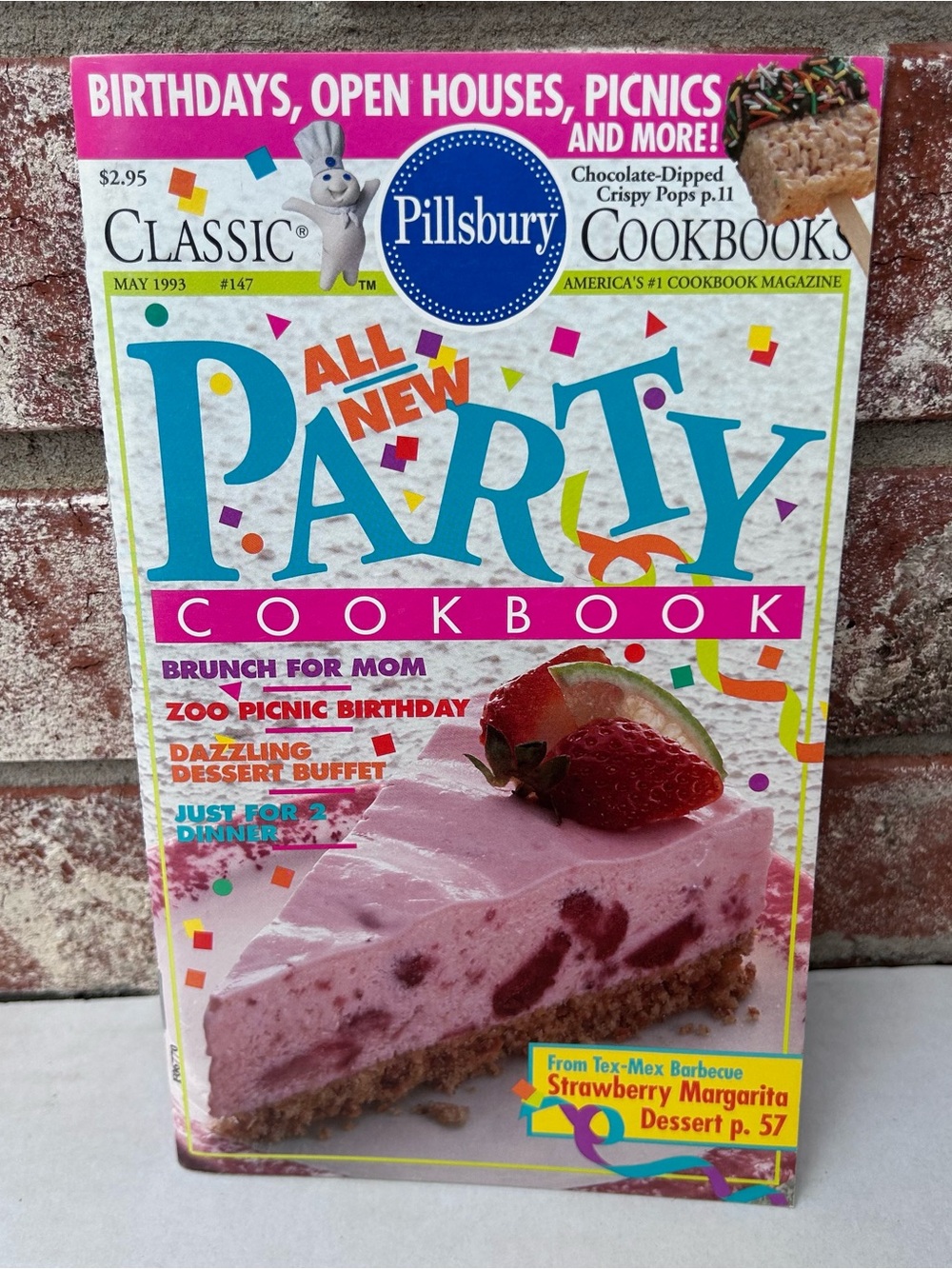 Pillsbury Classic Cookbook All New Party Cookbook #147 Vintage May 1993 Booklet